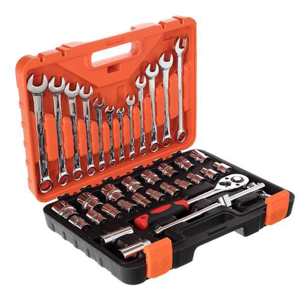 مجموعه 37 عددی آچار و سری بکس ساتاگود مدل G-10010، Satagood G-10010 Ratchet Wrench And Sockets Set 37PCS