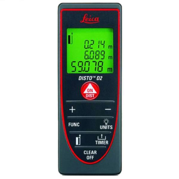 متر لیزری لایکا مدل D2، Leica D2 Distance Meter