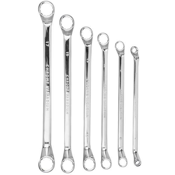 مجموعه 6 عددی آچار دو سر رینگی سوییس مویلر، Swiss Moiler Offset Ring Wrench 6 PCS