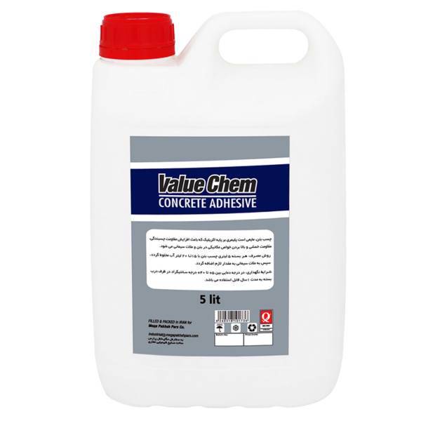 چسب بتن غفاری مدل Value Chem ظرفیت 5 لیتری
