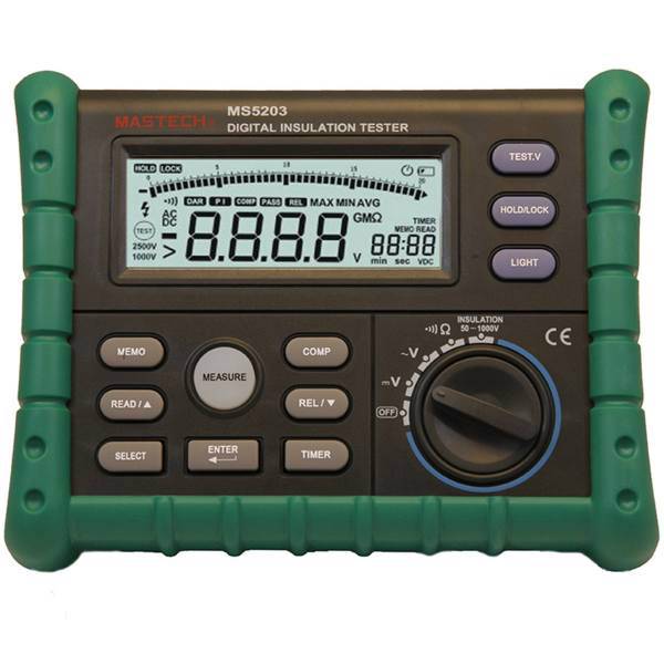 میگر مستک مدل MS5203، Mastech MS5203 Digital Insulation