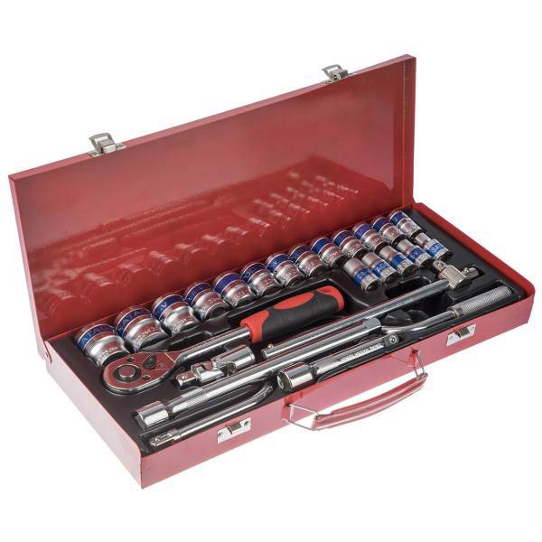 مجموعه 24 عددی آچار و سری بکس ساتاگود مدل G-10037، Satagood G-10037 Ratchet Wrench And Sockets Set 24PCS