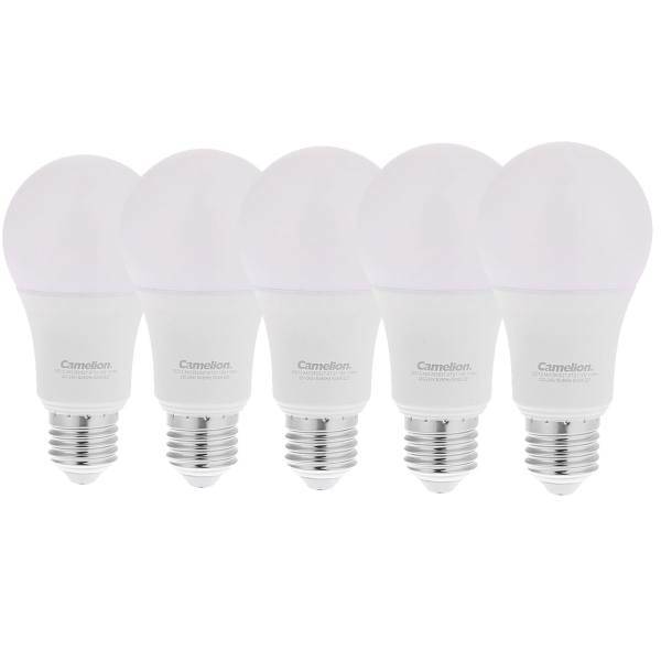 لامپ ال ای دی 12 وات کملیون پایه E27 بسته 5 عددی، Camelion 12W LED Lamp E27 Pack Of 5