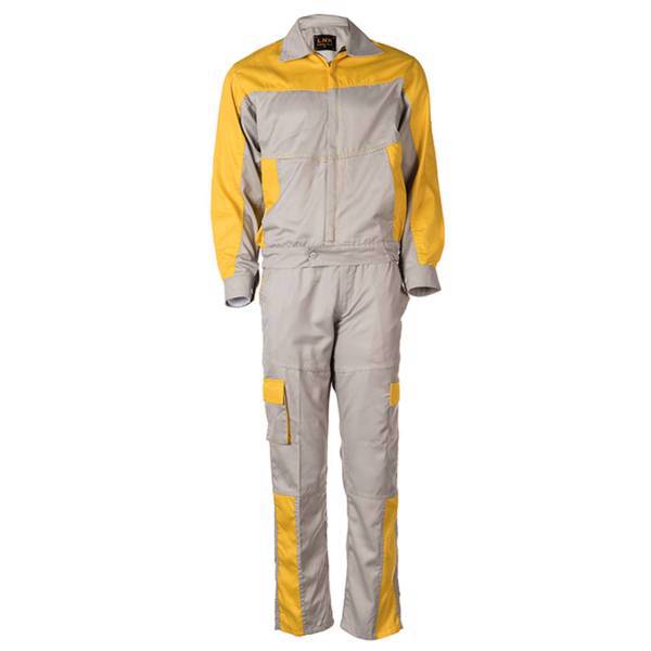 کاپشن و شلوار مهندسی ال ان کی مدل نقره ای زرد، LNK Silver Yellow Engineer Clothes