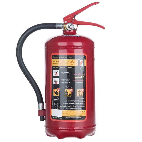 کپسول آتش نشانی پودری باران مازند 4 کیلوگرمی، Baran Mazand Powder Fire Extinguisher 4 Kg