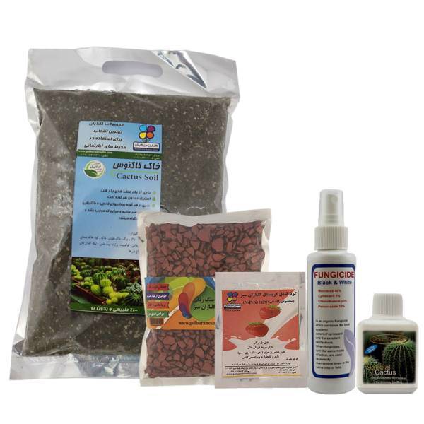 مجموعه خاک گلباران سبز مدل پژواک، Golbaranesabz Pejvak Soil Fertilizer Pack