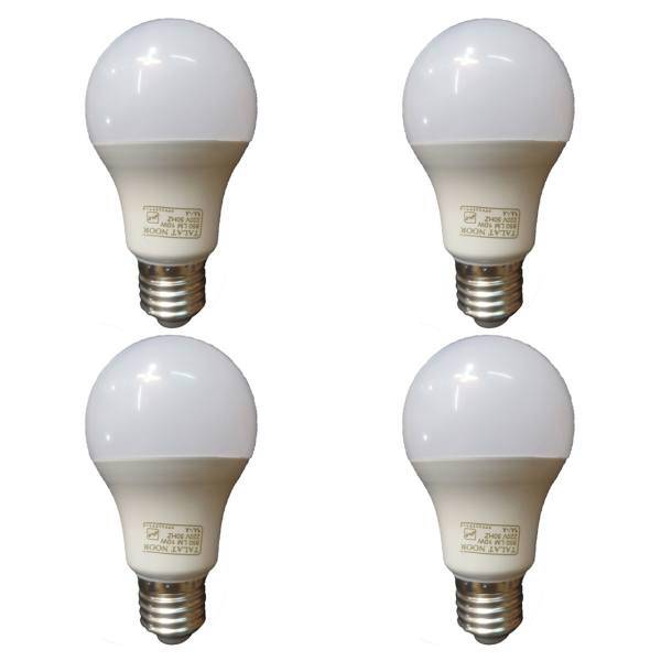 لامپ ال ای دی 10 وات طلعت نور مدل 850LM پایه E27 بسته 4 عددی، Talat Noor 850LM LED Lamp E27 4 pcs