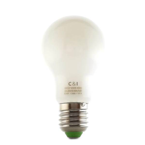 لامپ ال ای دی 4 وات سی اند آی مدل حبابی شیری A60، C and i 4W Milky LED lamp