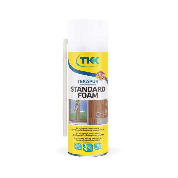 فوم پلی اورتان استاندارد تی کی کی مدل Tekapur Standard Spray حجم 250 میلی لیتر، TKK Tekapur Standard Polyurethane Standard Spray Foam 250 ml