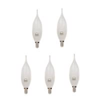 لامپ ال ای دی 7 وات اشکی بروکس پایه E14 بسته 5 عددی Burux LED Lamp 7W