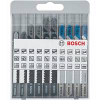 مجموعه تیغ اره عمودبر چوب و فلز بوش مدل 2607010630 بسته 10 عددی Bosch Basic for Metal and Wood 2607010630 10 Pcs Jigsaw Blade