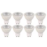 لامپ ال ای دی 8 وات سولان طرح هالوژن مدل LM-8-9 پایه GU10 پک 8عددی Solan LM-8-9 Halogen 8W LED Lamp GU10 Sunny pack of8