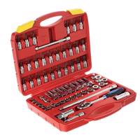 مجموعه 61 عددی آچار و سری بکس و پیچ گوشتی اسرانوی مدل SR-1019 - SRUNV SR-1019 Ratchet Wrench And Sockets And Screwdriver Set 61PCS