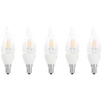 لامپ فیلامنتی 3 وات سان شاین مدل F35 پایه E14 بسته 5 عددی Sunshine F35 3W Filament Lamp E14 Pack of 5