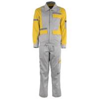 کاپشن و شلوار مهندسی خادم مدل طوسی زرد Khadem Grey Yellow Engineer Clothes