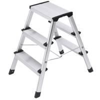 نردبان کوچک سه پله هایلو مدل L90 Step-ke-4443701 Hailo L90 Step-ke-4443701 3 Steps Mini Ladder