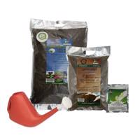 مجموعه خاک ثوبان گلباران سبز Golbaranesabz Sauban Soil Fertilizer Pack