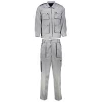 کاپشن و شلوار مهندسی تیک مک مدل نقره ای سرمه ای - Tekmak Silver Dark Blue Engineer Clothes