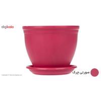 گلدان شهرآذین مدل 3010 ارتفاع 8 سانتی متر Shahrazin 3010 Plant Pot 8cm