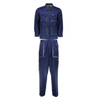 کاپشن و شلوار مهندسی تیک مک مدل طوسی سرمه ای Tekmak Gray Dark Blue Engineer Clothes