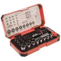 مجموعه 26 عددی سری بکس و پیچ گوشتی گیرپاور مدل HZE-8509 - GearPower HZE-8509 Ratchet Wrench And Screwdriver Set 26PCS