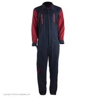 لباس یکسره خادم مدل سرمه‌ای قرمز - Khadem NavyBlue Red Overall Clothes