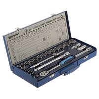 مجموعه 24 عددی آچار بکس اسپرو مدل 2042724MA6 دوازده گوشه Spero 204-2-724MA6 24Pcs Socket Wrench Set 12pt