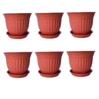 گلدان گلباران مدل 1720 مجموعه شش عددی Golbaran 1720 Plant Pot Pack Of 6