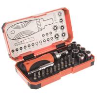 مجموعه 23 عددی سری بکس و پیچ گوشتی گیرپاور مدل HZE-8507 GearPower HZE-8507 Ratchet Wrench And Screwdriver Set 23PCS