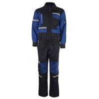 کاپشن و شلوار مهندسی خادم مدل آبی سرمه‌ای - Khadem Blue Shoulder NavyBlue Engineer Clothes